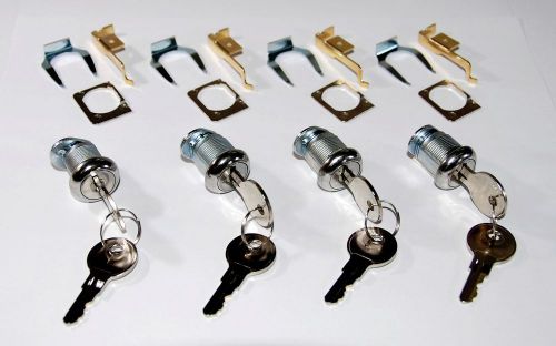 Lot of 4 keyed alike - srs #2185 - hon f24 &amp; f28, vertical file cabinet lock kit for sale