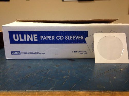 Uline Paper CD Sleeves without flap