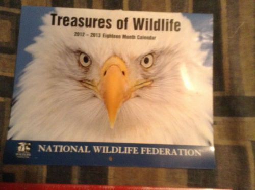 2012 - 2013 18 MONTH WALL CALENDAR TREASURES OF WILDLIFE National Wildlife Fed.