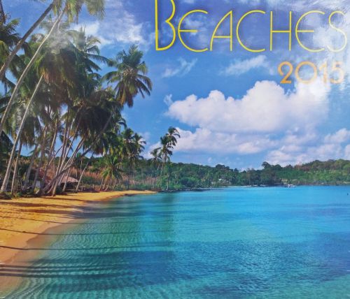 2015 BEACHES Mini Calendar 7x7 NEW &amp; SEALED Scenic Outdoor Nature Islands