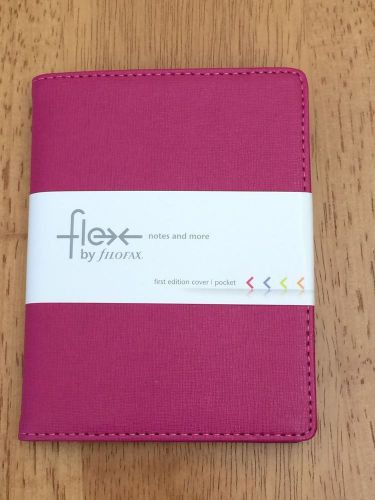 First Edition Filofax Flex A5 Notebook Cover - Magenta, new in package-5.25&#034;x4&#034;
