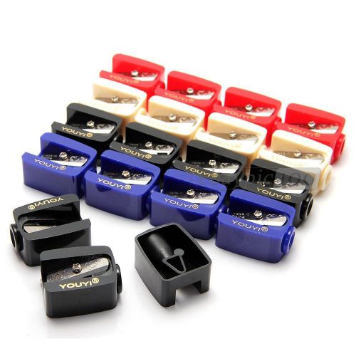 20pcs Makeup Pencil Sharpener Manual Hand Sharpening Desktop Home Office Gift