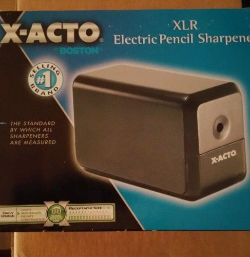 X-ACTO - Model 1800 Series Desktop Electric Pencil Sharpener Charcoal Black