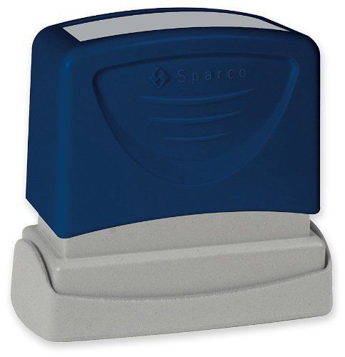 Sparco Pre-inked Stamp - Copy Message Stamp - 1.75&#034; X 0.62&#034; - Blue (SPR60013)