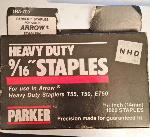 Parker 9/16&#034; Heavy Duty Staples 1000 Pack - NEW