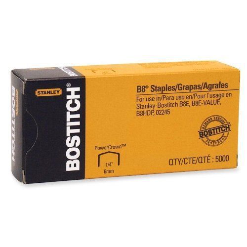 Stanley bostitch b8 powercrown staples 5000pk - bosstcrp2115-14 free shipping for sale