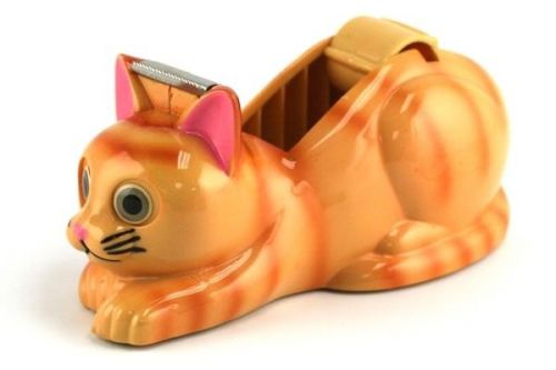 Tabby Cat Tape Dispenser