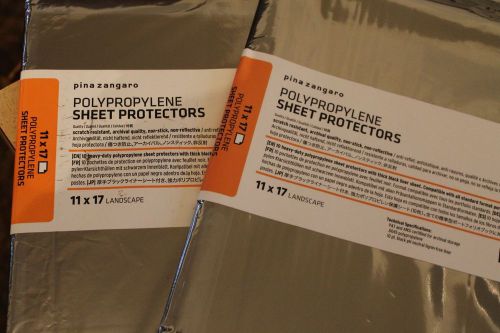 Polypropylene Portfolio Sheet Protectors 11 x 17