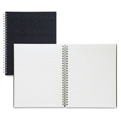 Sparco Twin-wire 9x7 Linen Notebook - 80 Page - Ruled - 7&#034; X 9&#034; - 1 (spr17709)