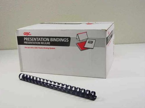GBC 4014185  3/4&#034; Navy Plastic Binding Combs - 82 pcs.