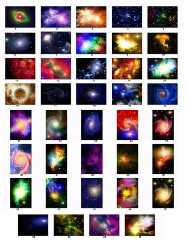 30 Personalized Space Universe Return Address 1 pic/sheet