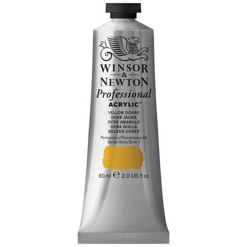 Winsor &amp; Newton 60ml Artists&#039; Acrylic Colour - Yellow Ochre