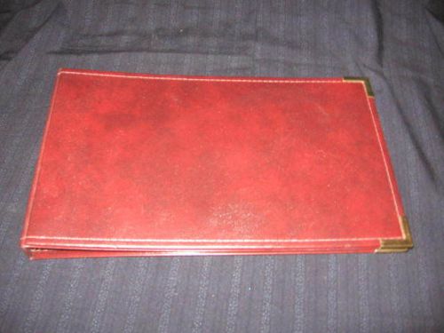 BANK CHEQUE CHECK BOOK BINDER 3 RINGS WITH PLASTIC PROTECTIVE &amp; SLEEVE NEVER USE
