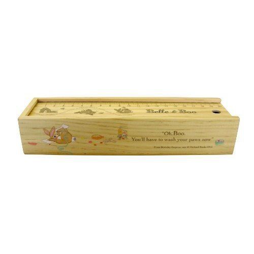 Belle &amp; Boo Wooden Sliding Pencil Box