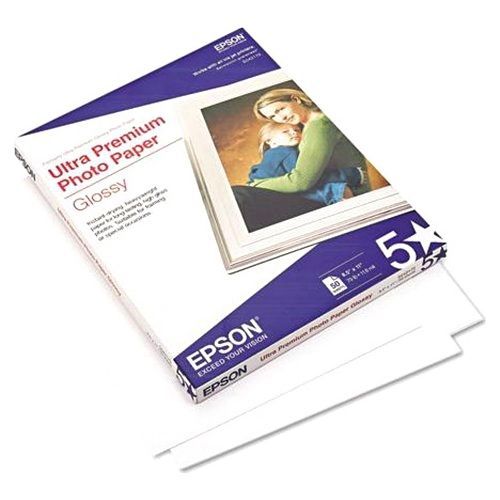 EPSON - ACCESSORIES S042175 50-SHEET 8.5X11 GLOSSY ULTRA