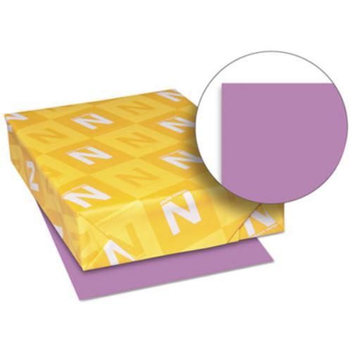 Neenah paper 26771 exact brights paper, 8 1/2 x 11, bright purple, 50 lb, 500 for sale