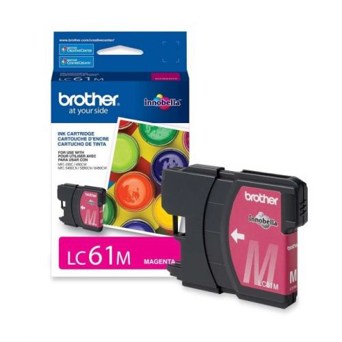 BROTHER INT L (SUPPLIES) LC61M  MAGENTA INK CARTRIDGE FOR