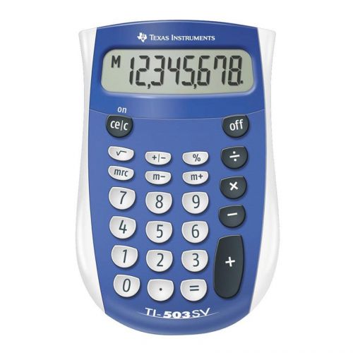 New Texas Instruments Calculator 8 Digit  TI503SV Handheld Pocket