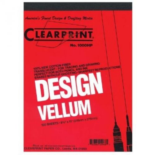 Chartpak 8.5 x 11 Unprinted Vellum 100-Sheet Pack CP10201510 100-Sheet Pack