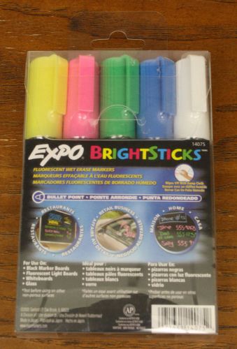 Expo Brightsticks Wet Erase Markers 5pk