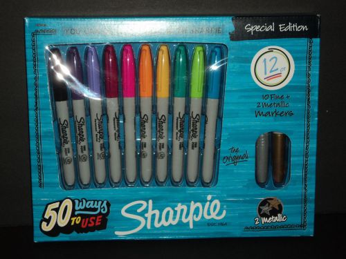 Sharpie Permanent Marker 12 ct Fine Point Special Edition BRAND NEW!