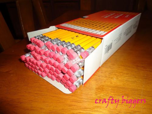 Staples #2 Lead Wood Pencils- 9 Boxes of 72