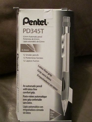 Lot 12 NEW Pentel PD345 Quicker Clicker 0.5mm Automatic Pencils PD345TA -B110