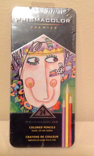 Prismacolor Premier Colored Woodcase Pencils, 24 Assorted Colors/Set (SAN3597T)