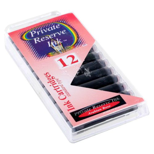 Private Reserve Ink Short International Ink Cartridges Pack of 12 - Arabian Rose
