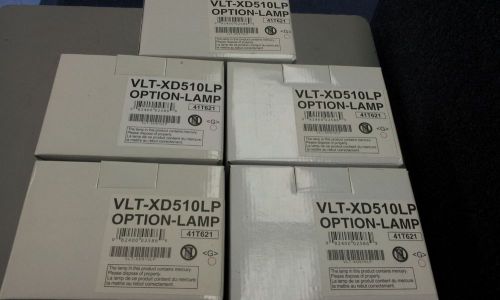 qty.1, Mitsubishi OEM Replacement Lamp-  -VLT-XD510LP, VLTXD510, XD510U, XD510