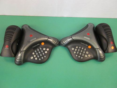 [LOT of 2] Polycom VoiceStation VS300 Conference Phone