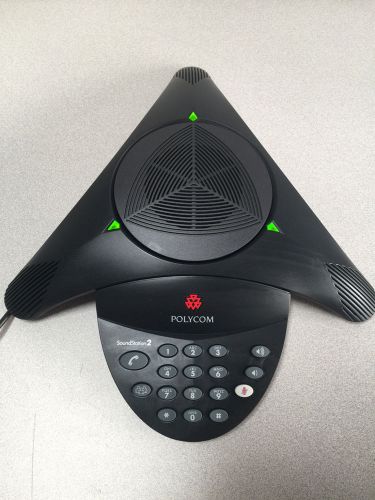 Polycom SoundStation 2 2201-15100-601 Conference Phone with NO Power Supply