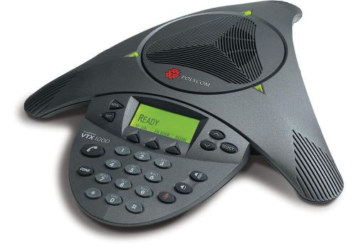 NEW Polycom SoundStation VTX 1000 Conference Telephone - Mics and Subwoofer Not