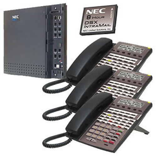 NEC Kit DSX40 And Intramail And 3 34B Phones
