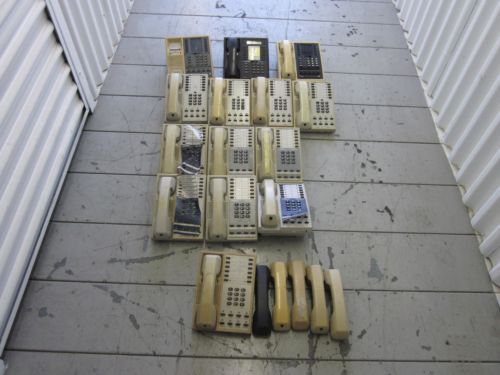 LOT OF 14 COMDIAL BUSINESS OFFICE TELEPHONES (Used &amp; Parts Condition)