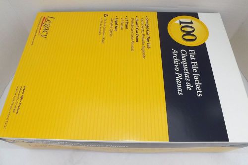 100 Legacy  Expanding File jackets 11 point legal size .LOP10605