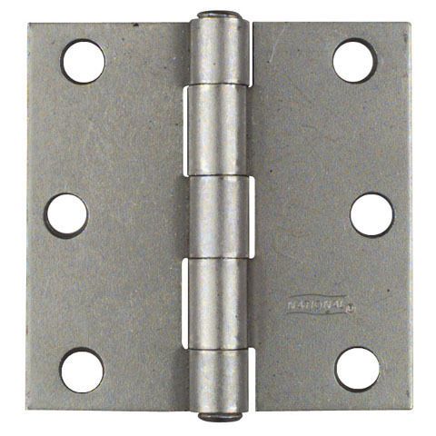 3&#034; Plain Steel Non-Removable Pin Broad Hinge