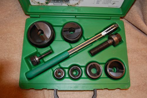 Greenlee 7238sb slug-buster knockout set &amp; ratchet wrench 1/2&#034; - 2&#034; for sale