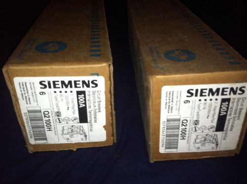 Siemens Q2 100H circuit breaker Lot of 12