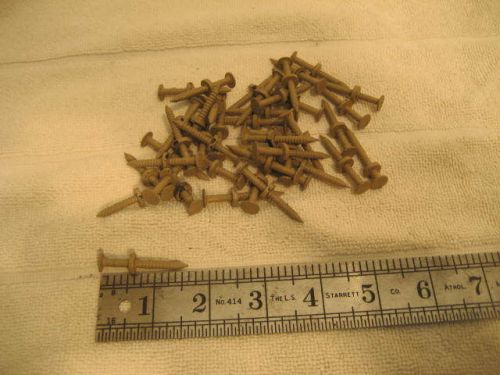 METAL ROOFING RING SHANK NAILS 1 1/2&#034; WITH RUBBER WASHERS - 20 LBS. - TAN