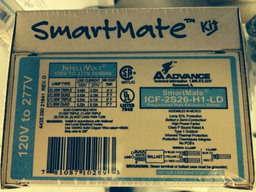 NEW Lot Of 8 Phillips Advance SmartMate IntelliVolt BALLAST ICF-2S26-H1-LD