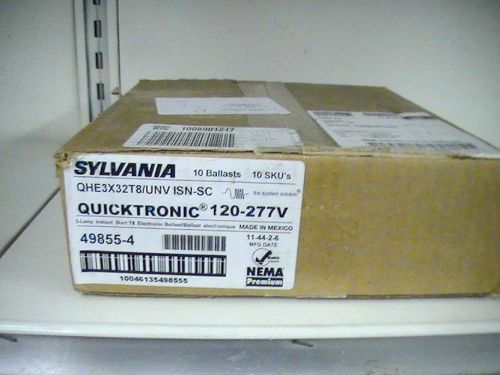 Sylvania qhe 3x32 t8/unv-isn-sc ballasts for sale
