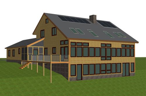 Survival emp enertia extreme  solar log home package for sale