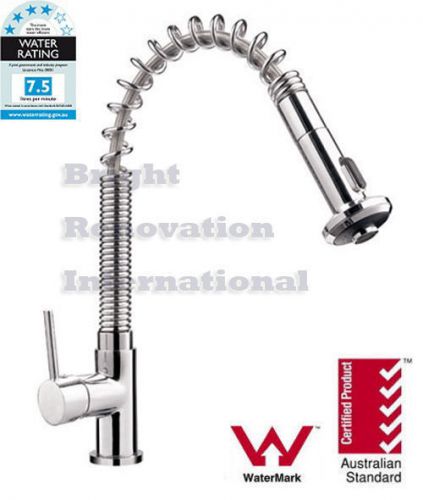 New round cylinder swivel pull out spring kitchen sink laundry flick mixer tap for sale