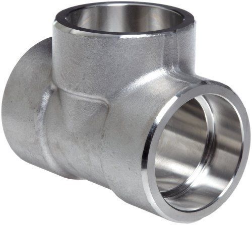 304/304l forged stainless steel pipe fitting, tee, socket weld, class 3000, new for sale