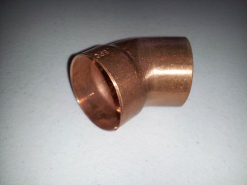11/2 inch copper dwv 45 street elbow