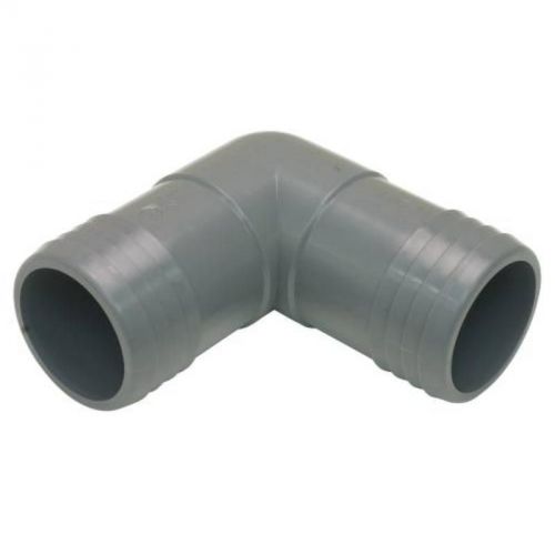 Poly Insert 90 Elbow 1-1/2&#034; 350715 GENOVA PRODUCTS INC Poly Tubing and Fittings