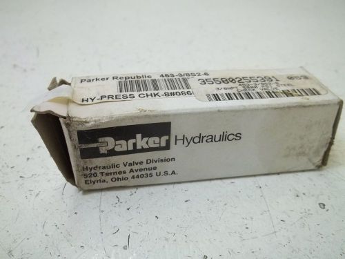 PARKER 453-3/8S2-6 HYDRAULIC CHECK VALVE *NEW IN A BOX*