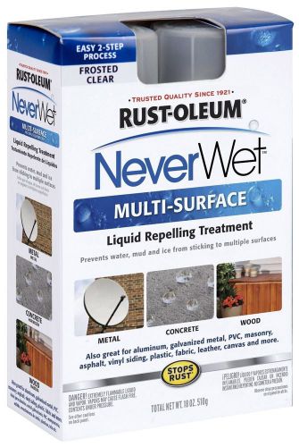 Never-Wet-Sealant repellent water multi purpose treatment spray olem leaks