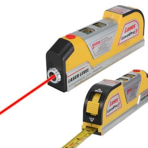 8ft Horizontal Laser Level Measuring Aligner Tape Multipurpose Ruler LV02 Line